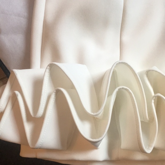 M by Maia | White Cap Sleeve Cupcake Dress - Picture 4 of 7